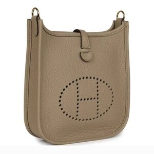 NEW Hermes Evelyne III 29 - Beige Marfa W/Gold Hardware